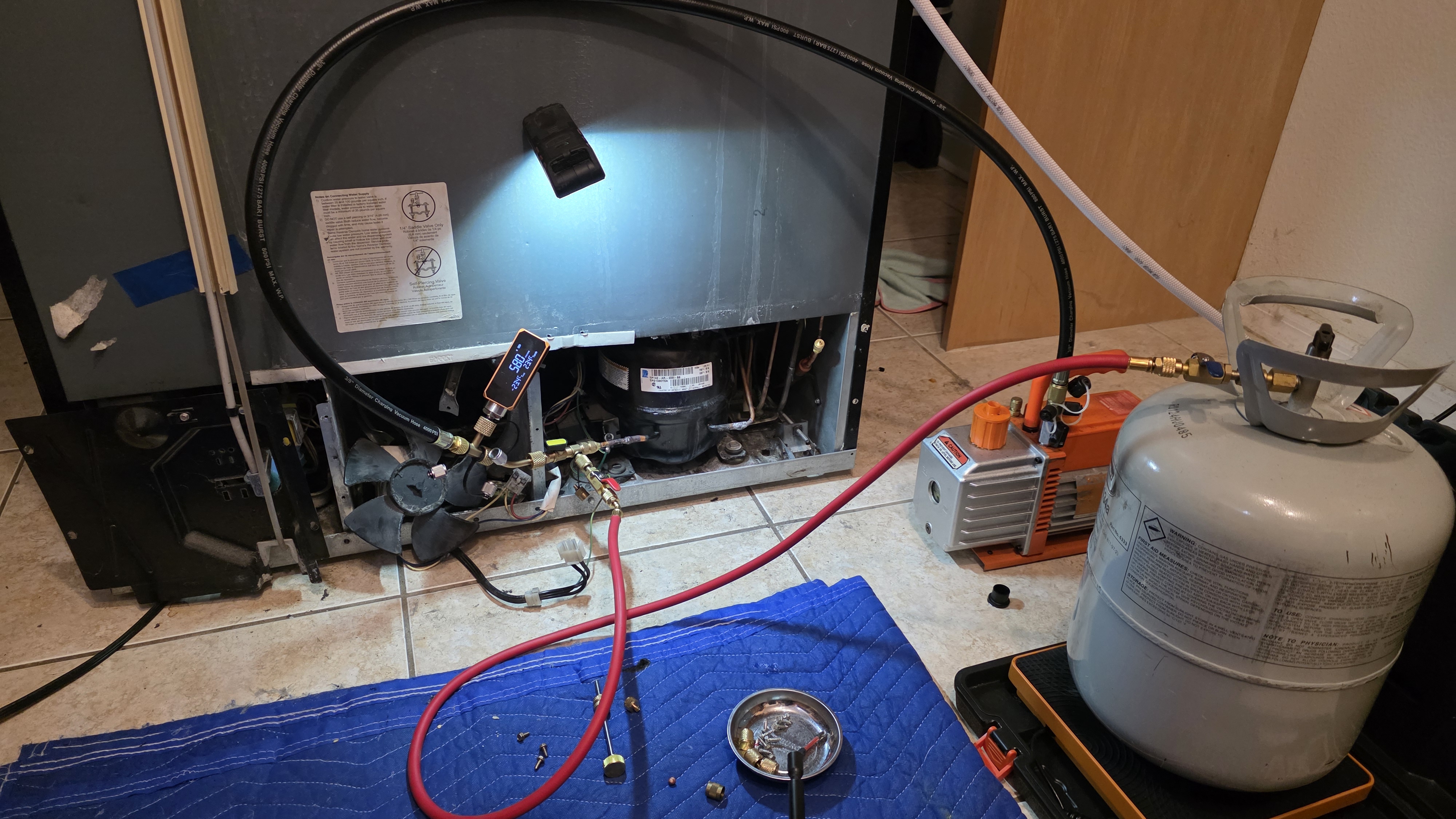 Refrigerator Sealed System Repair